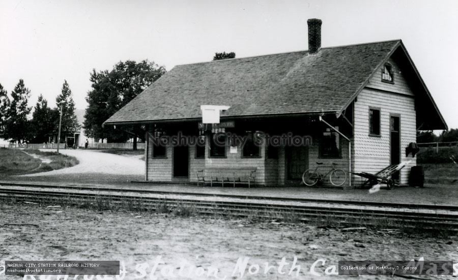 Postcard: Railroad Station, North Carver, Massachusetts